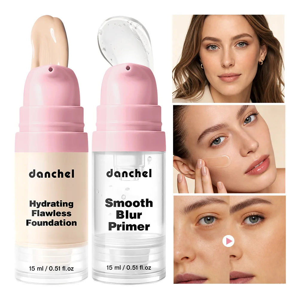 Smoothing Primer and Hydrating Foundation Makeup Set