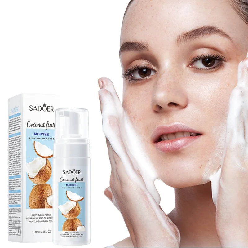 Gentle Coconut Amino Acid Facial Cleansing Mousse