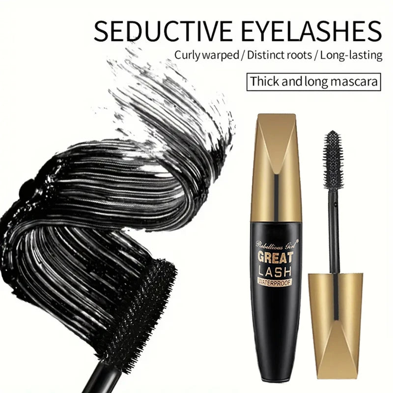 5D Waterproof Silk Fiber Volumizing Mascara