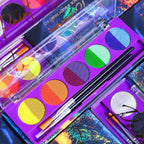 UV Neon Face and Body Paint Palette for Parties and Halloween