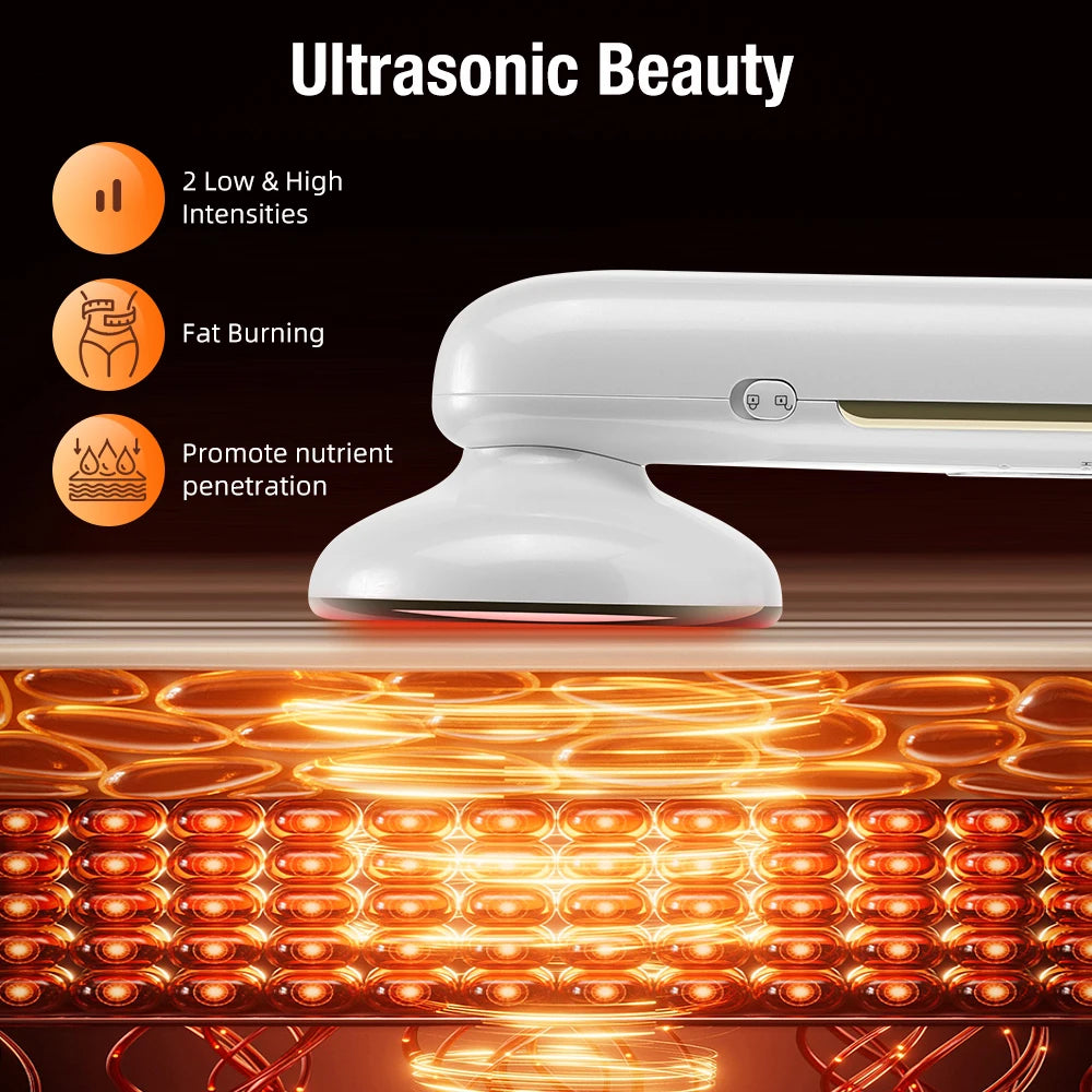 Ultrasonic EMS Body Slimming and Facial Lifting Massager - 2