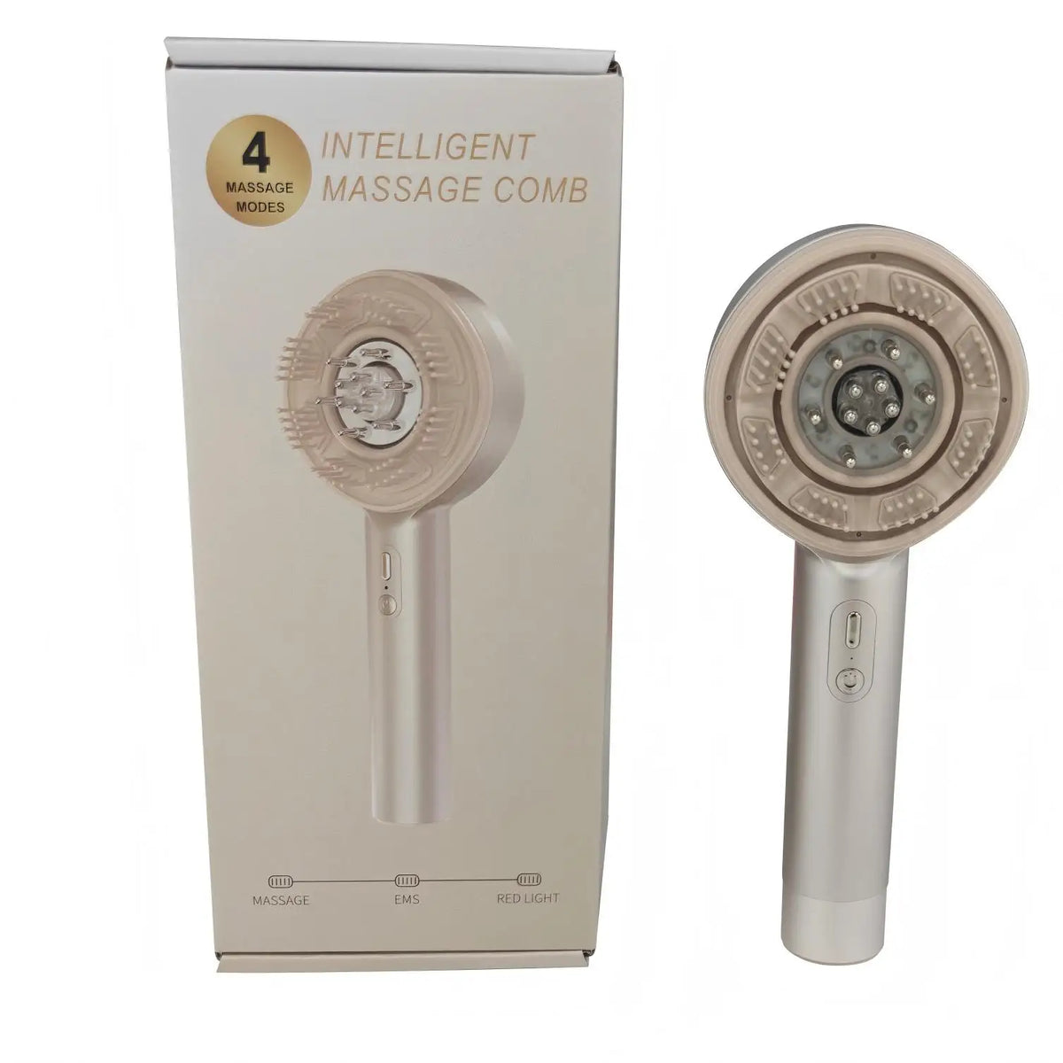 Electric Scalp Massager and Hair Growth Serum Applicator Comb