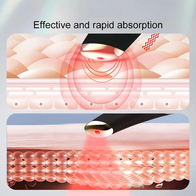 3-in-1 LED Vibrating Eye and Face Rejuvenation Wand