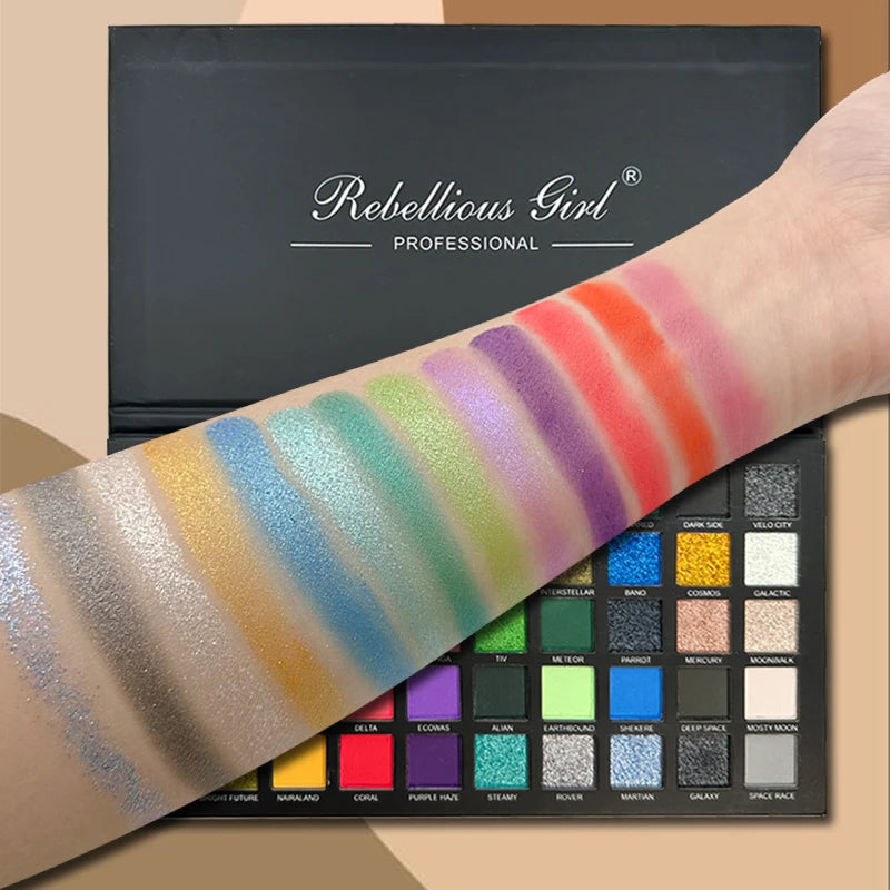 50-Color Professional Eyeshadow Palette for Every Occasion