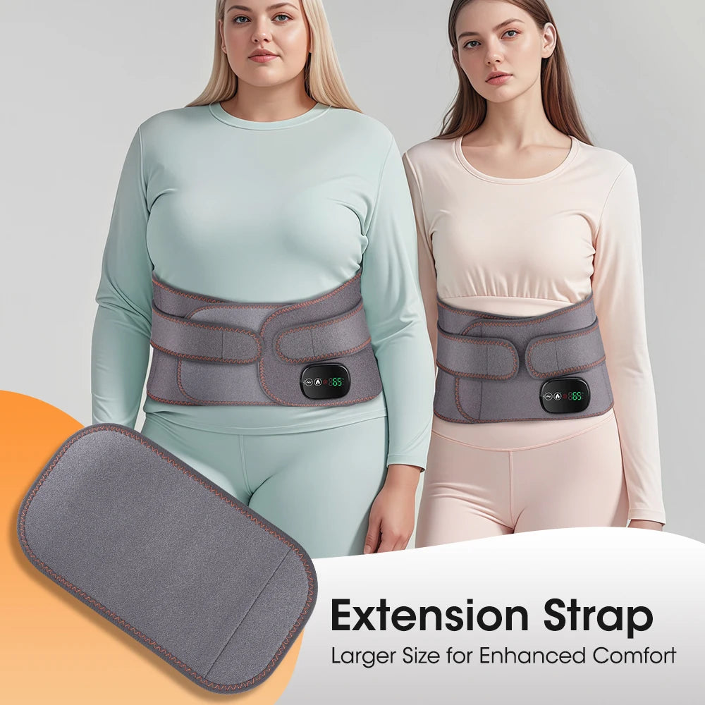 Cordless Heated Vibration Back Massager Belt