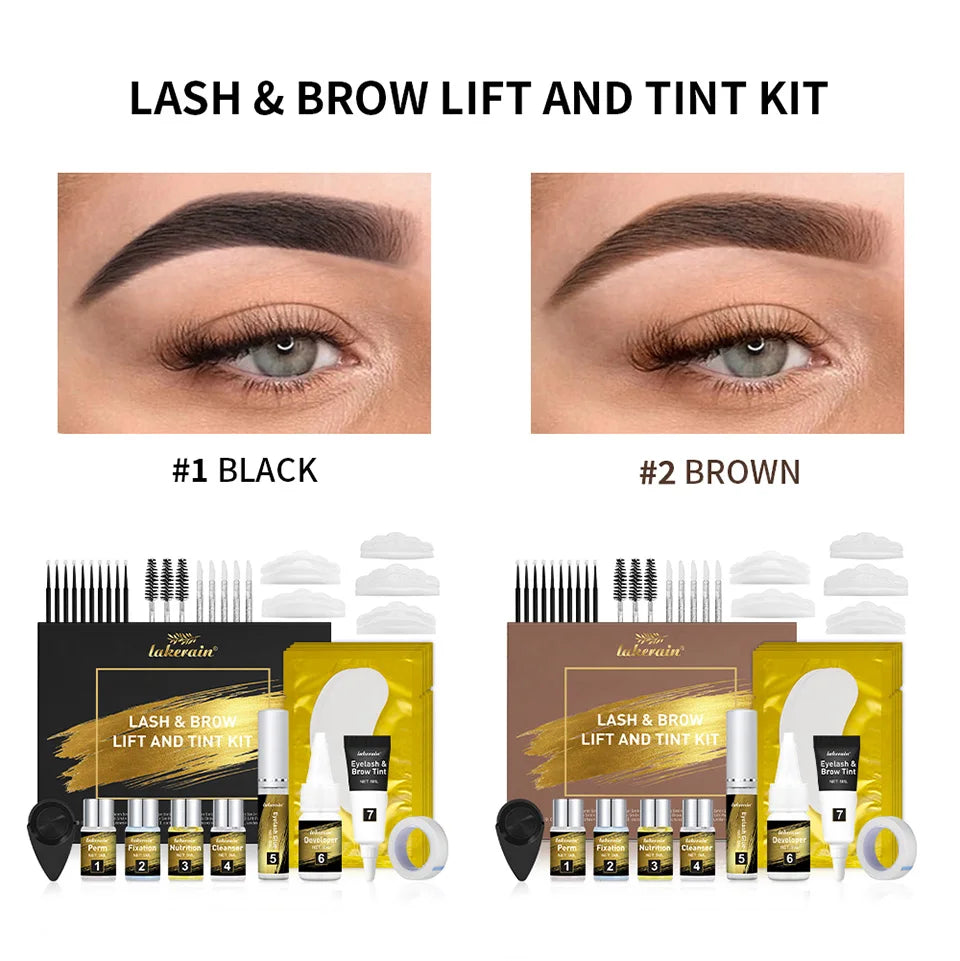 Professional Lash Lift and Brow Tint Kit for Salon Results - 8