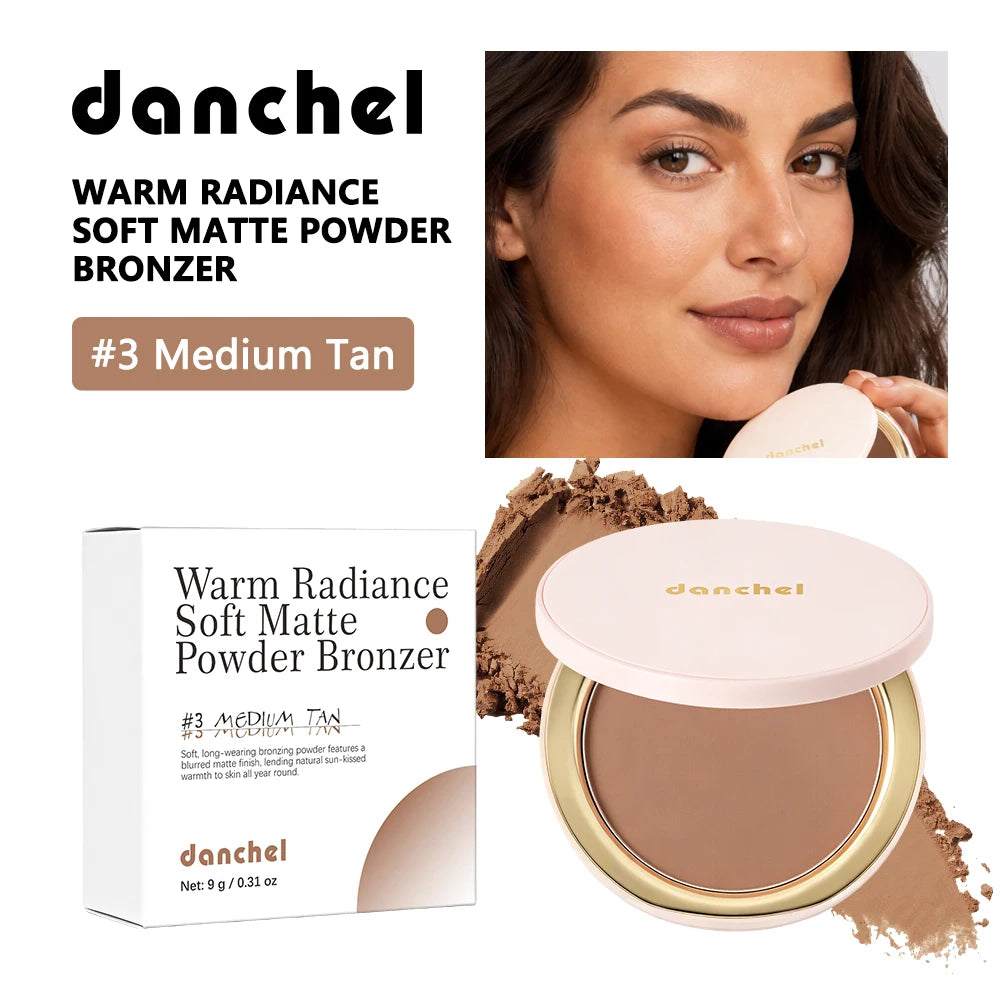 Soft Matte Bronzer Powder for Natural Contouring