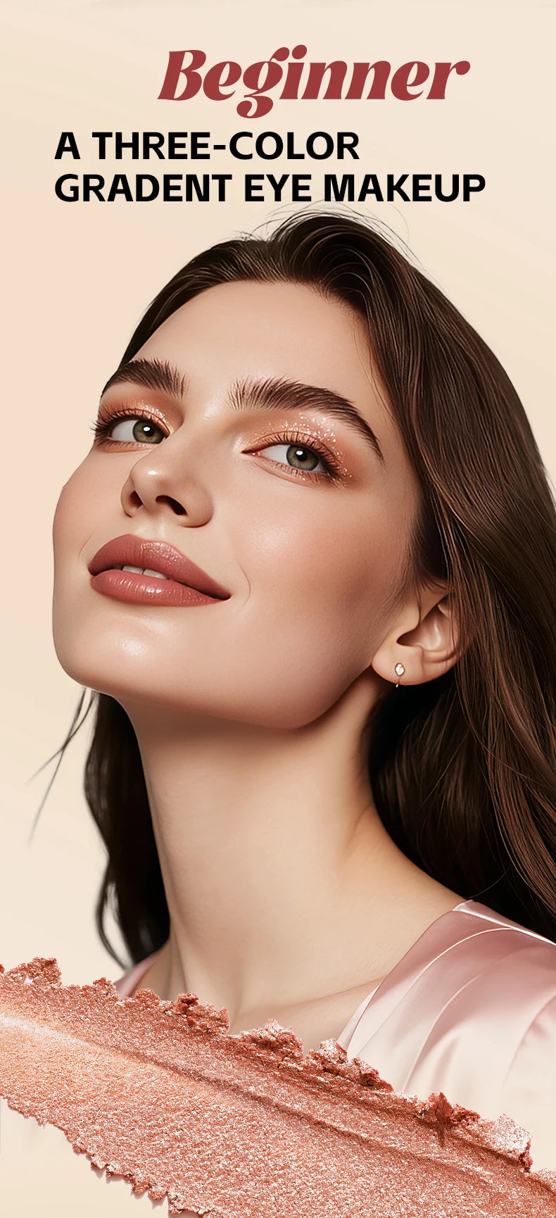 Three-Tone Gradient Eyeshadow Stick for Beginners - 8