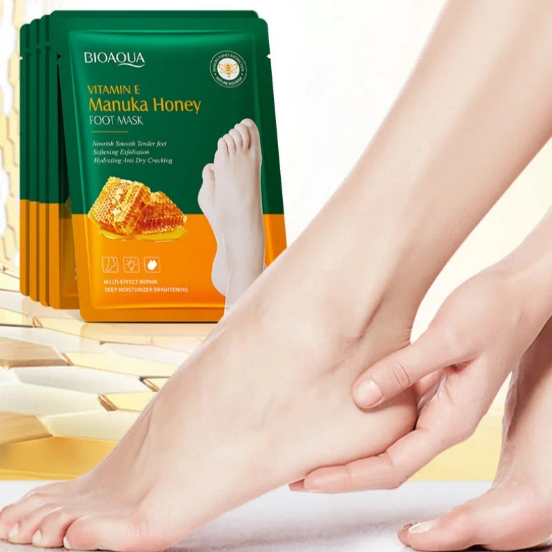 Vitamin E Manuka Honey Moisturizing Foot Mask