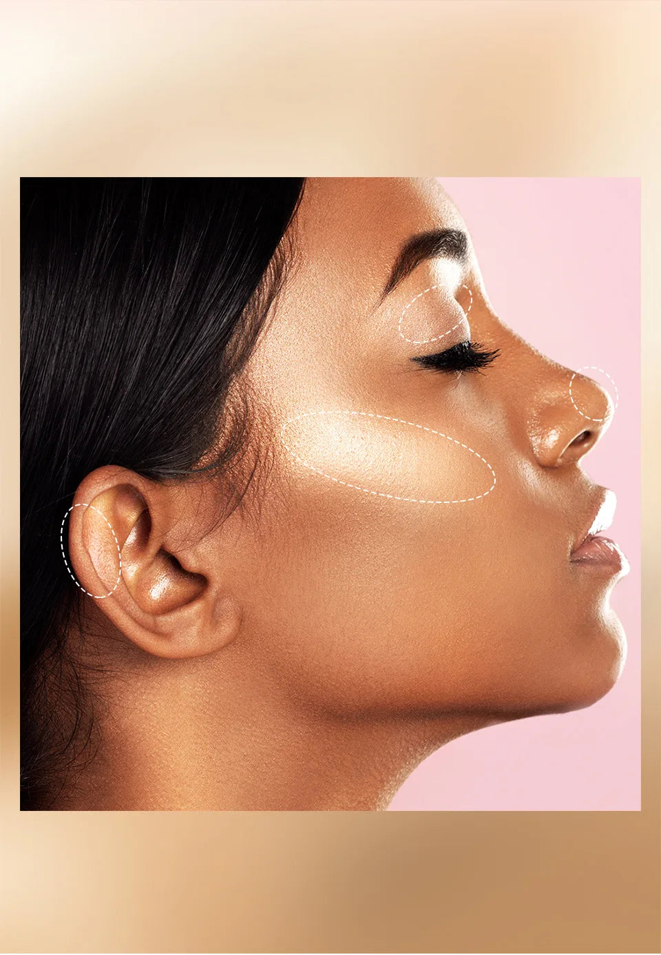 Liquid Glitter Highlighter for Radiant Face and Body Glow