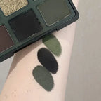 9-Color Olive Green Smokey Eyeshadow Palette