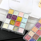 Glitter Sequin Eyeshadow Palette for Festivals and Parties