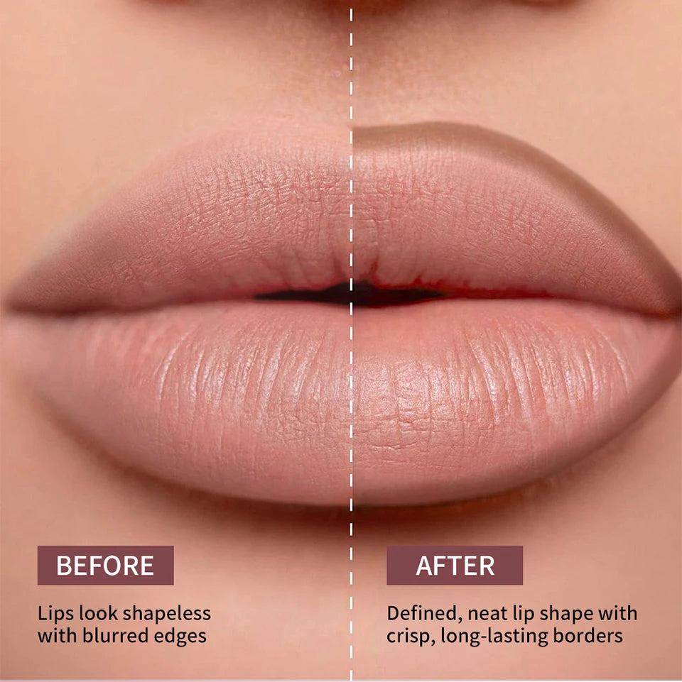 Waterproof Felt-Tip Lip Liner Stain for Sculpted Lips