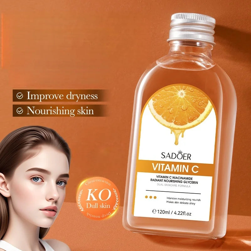 Vitamin C Brightening Face Serum for Radiant Hydrated Skin