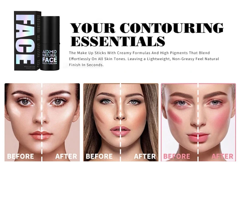 Multi-Function Face Contouring and Highlighting Stick