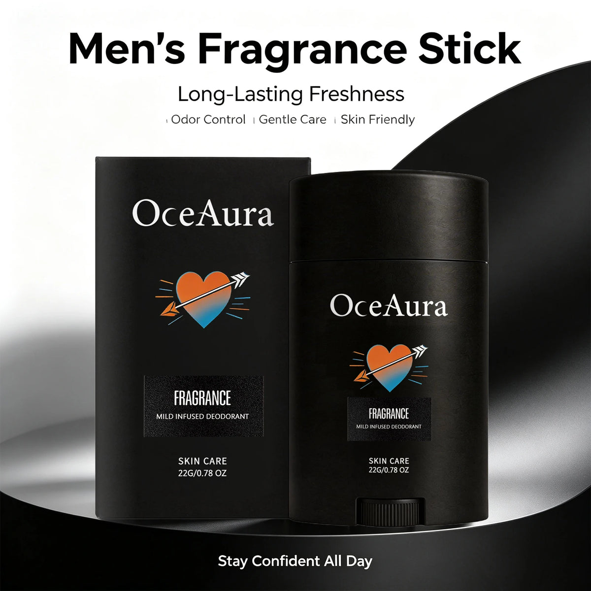 Long-Lasting Men's Natural Deodorant Stick