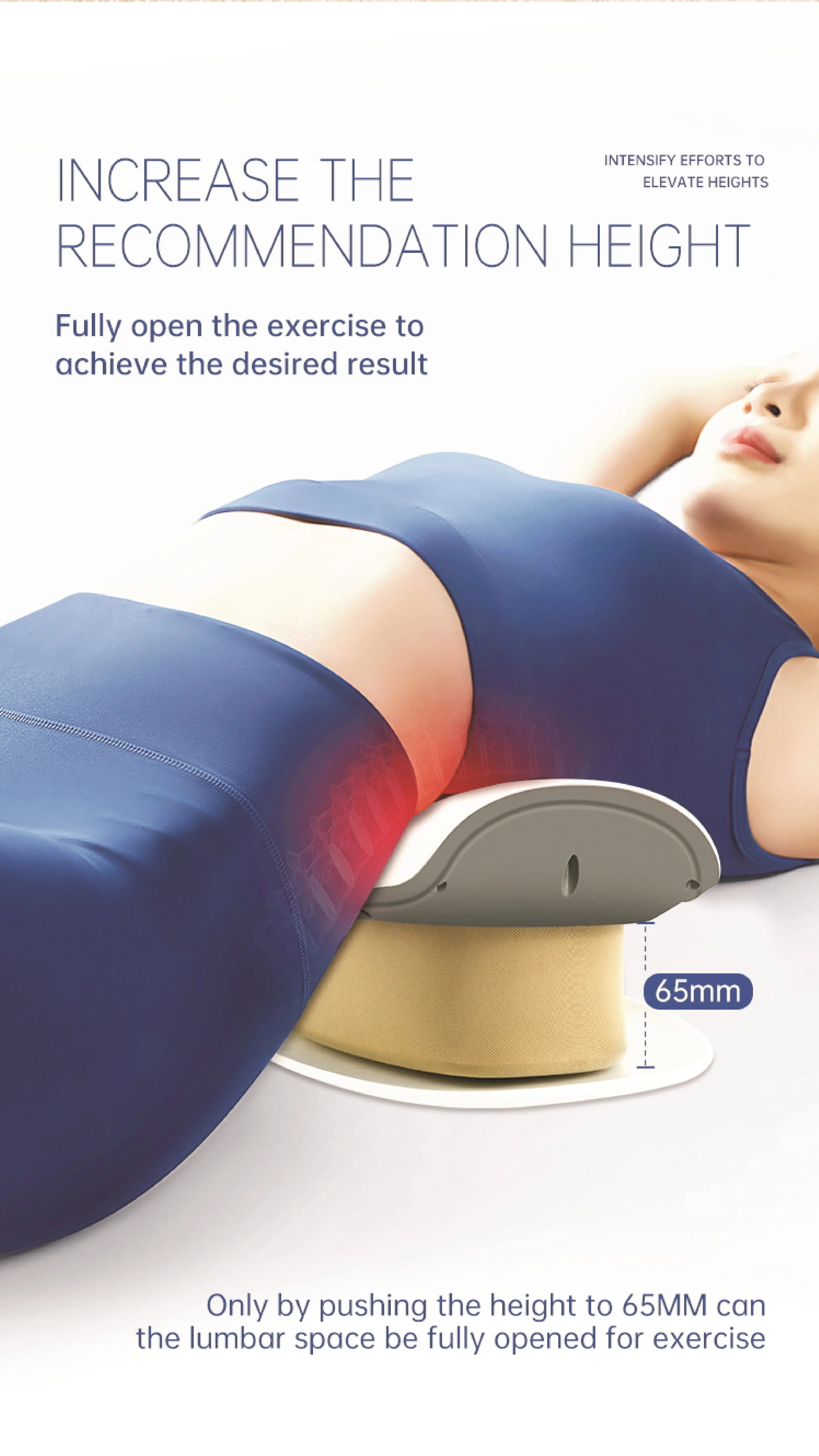 Electric Lumbar Back Stretcher with Airbag Traction - 9