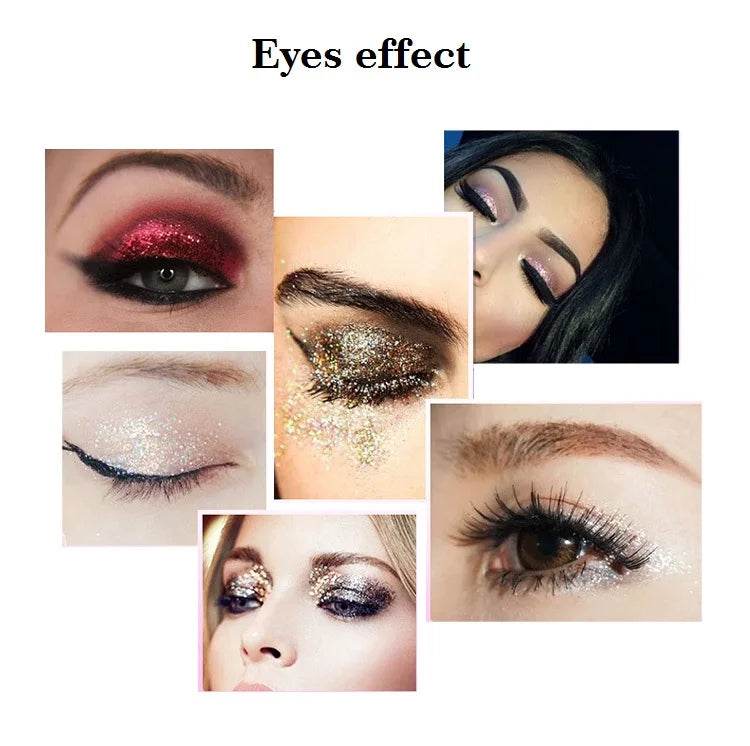 35-Color Professional Shimmer & Glitter Eyeshadow Palette - 9