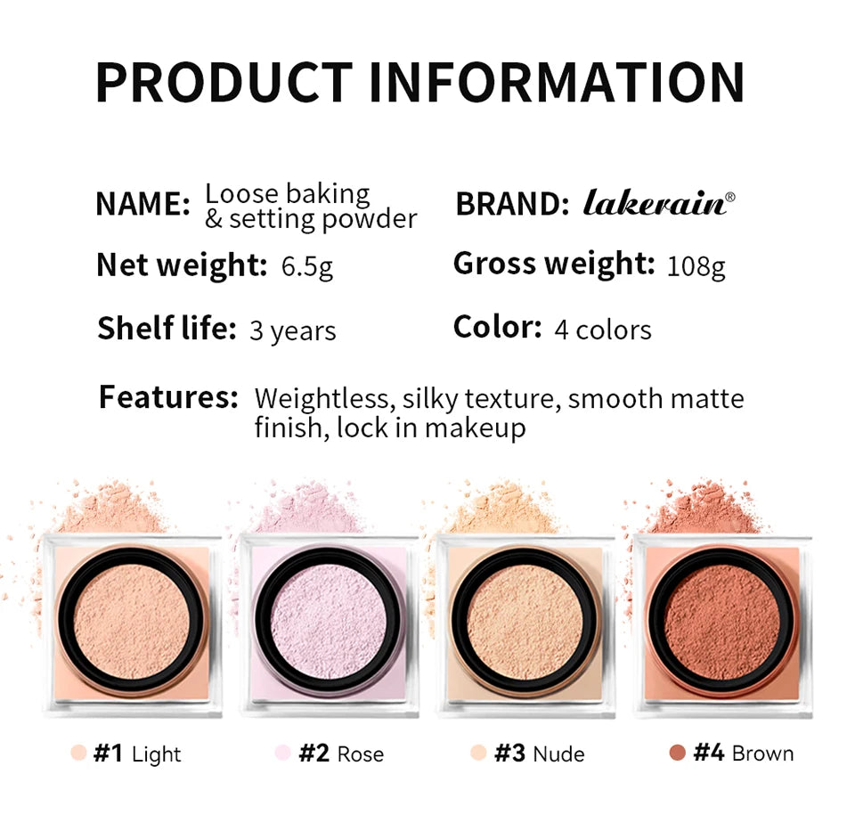 Matte Finish Oil-Control Setting Powder
