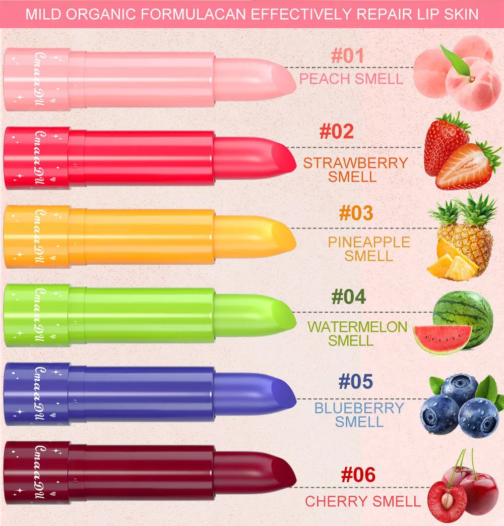 Hydrating Fruity Tinted Lip Balm for Dry Lips