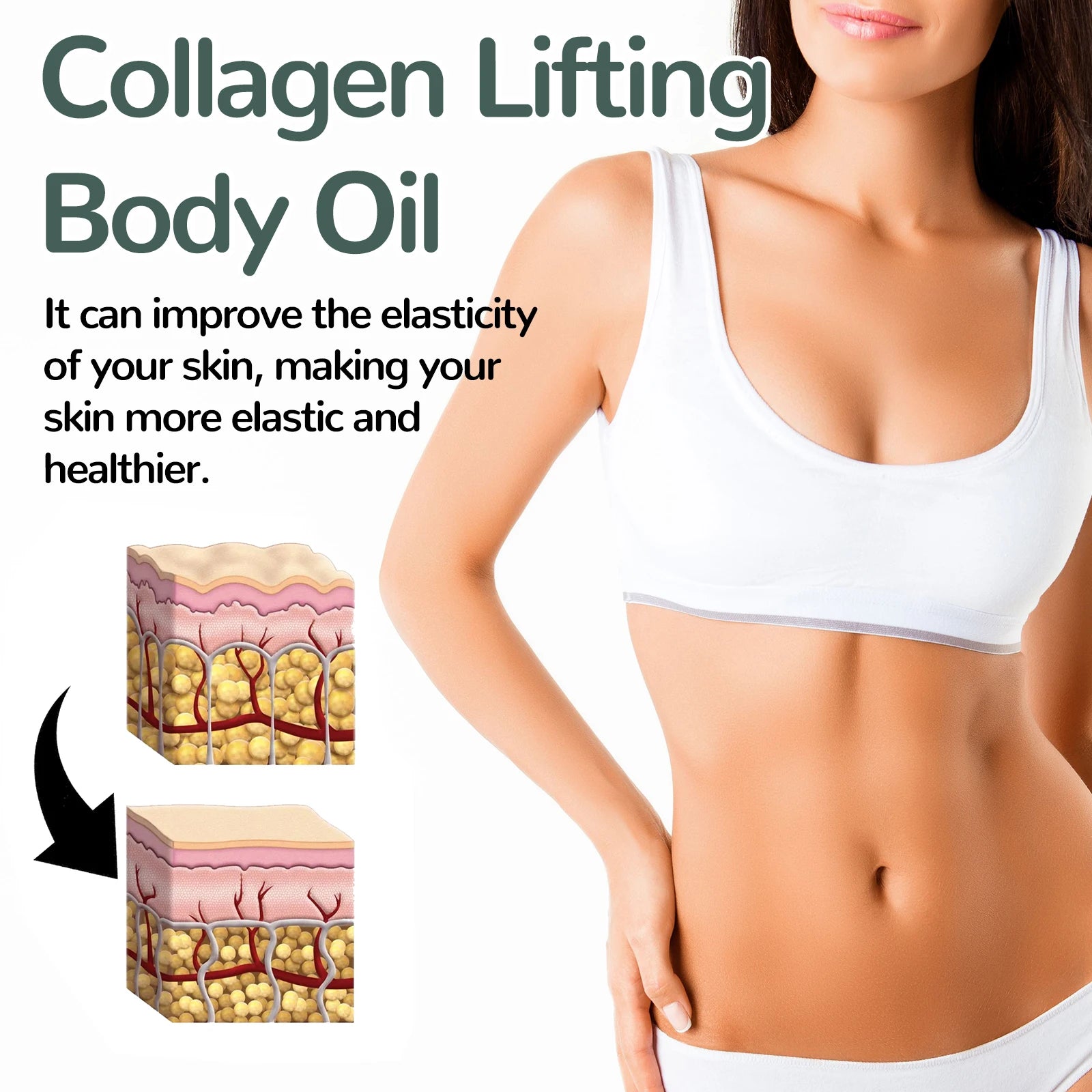 Collagen Firming Body Oil for Skin Tightening and Hydration - 13