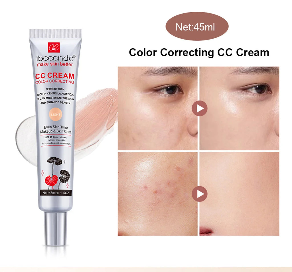 Color Correcting CC Cream and Sunscreen Blush Stick Set