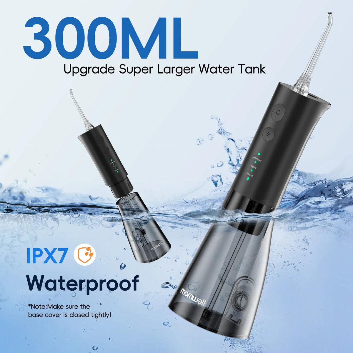 Portable Cordless Water Flosser for Teeth and Gums