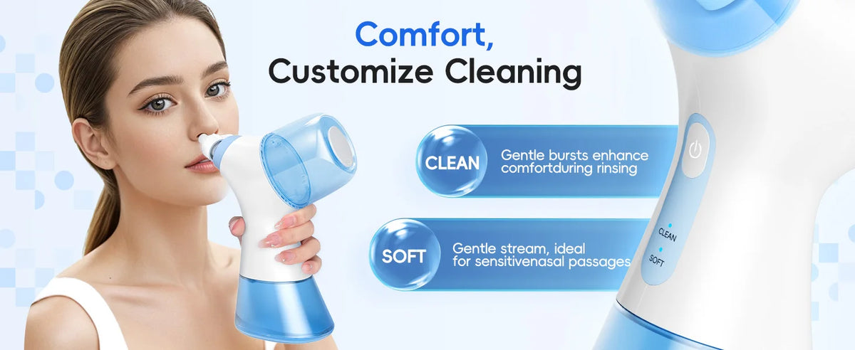 Electric Nasal Irrigator and Sonic Toothbrush Care Kit