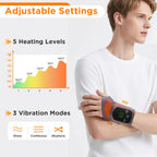 Heated Vibrating Wrist Support Wrap for Pain Relief