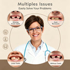 Comfortable Realistic Denture Set for a Natural Smile