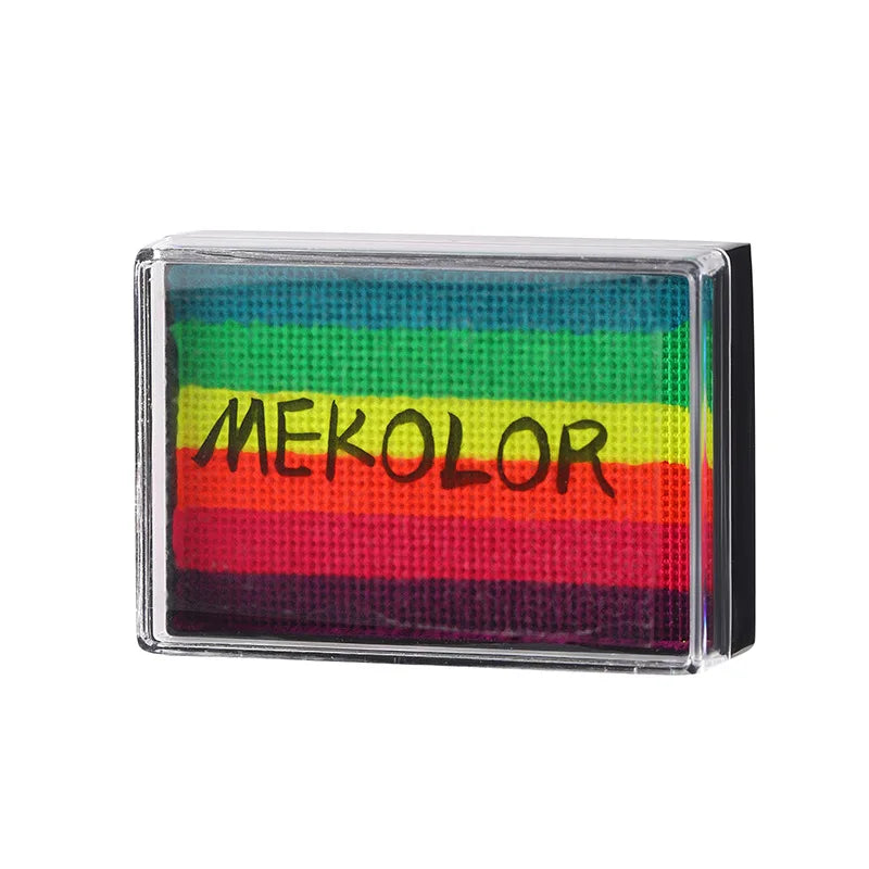 UV Glow Rainbow Face and Body Paint Palette