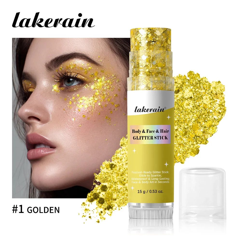 Waterproof Glitter Shimmer Stick for Face and Body