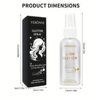 Shimmering Body and Hair Glitter Highlighter Spray