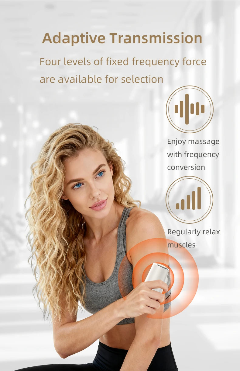Portable Mini Deep Tissue Percussion Muscle Massage Gun - 11