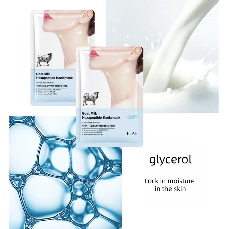 Firming and Hydrating Collagen Neck Mask for Smooth Skin