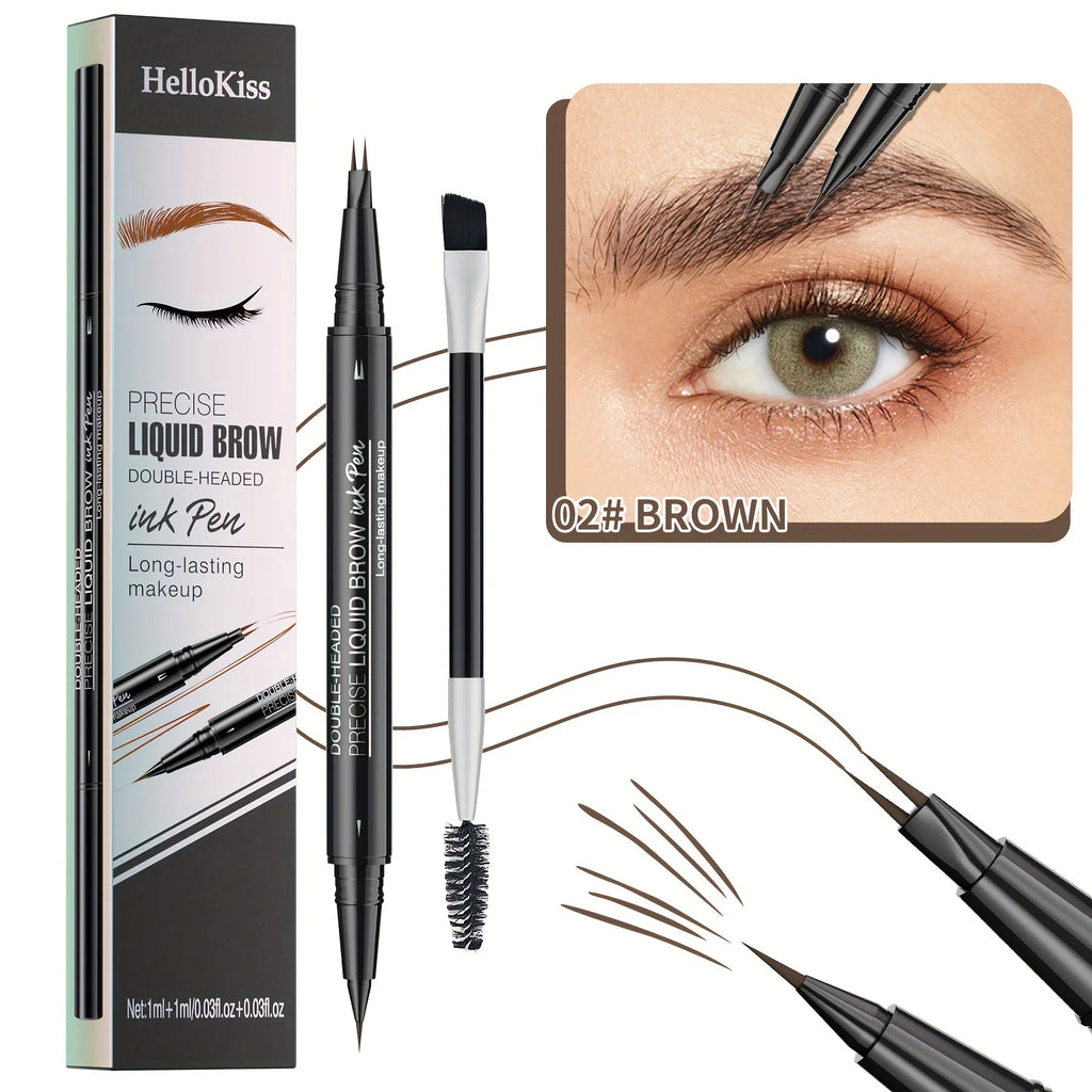 Waterproof Dual-Tip Liquid Eyebrow Pen
