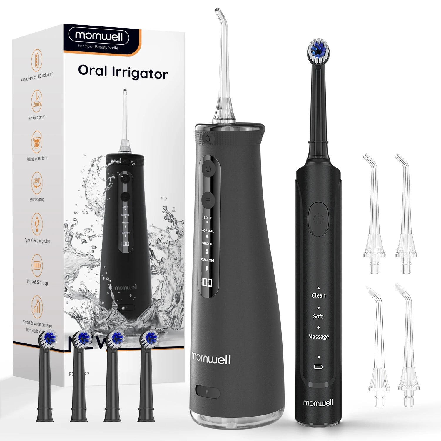 Electric Toothbrush and Water Flosser Combo - 19