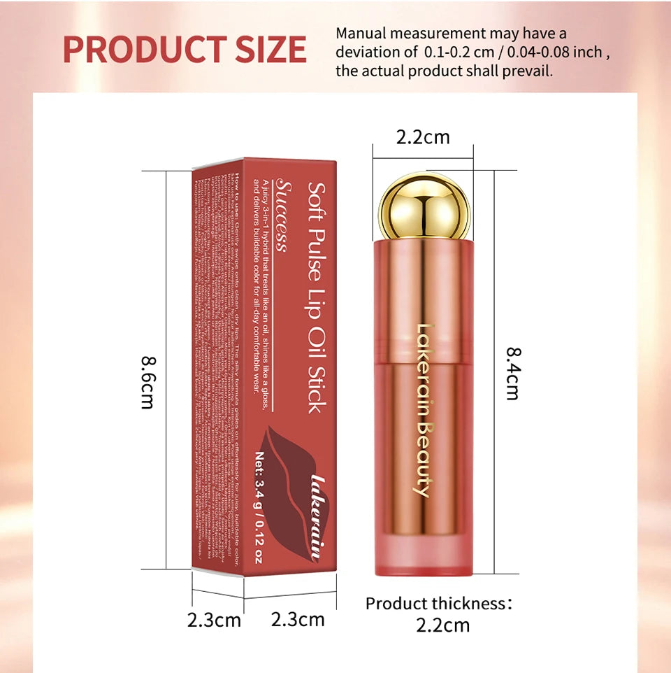 3-in-1 Tinted Hydrating Lip Oil Stick