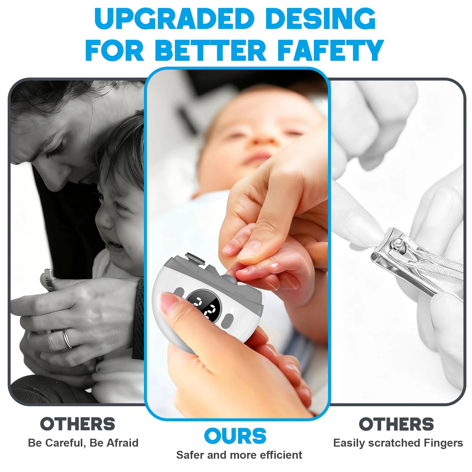 Automatic Electric Nail Trimmer with LED Light - 6