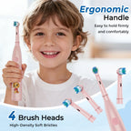Rechargeable Sonic Electric Toothbrush for Kids