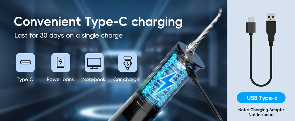 Electric Water Flosser and Sonic Toothbrush Oral Care Kit