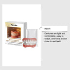 Comfortable Custom-Fit Realistic Denture Set