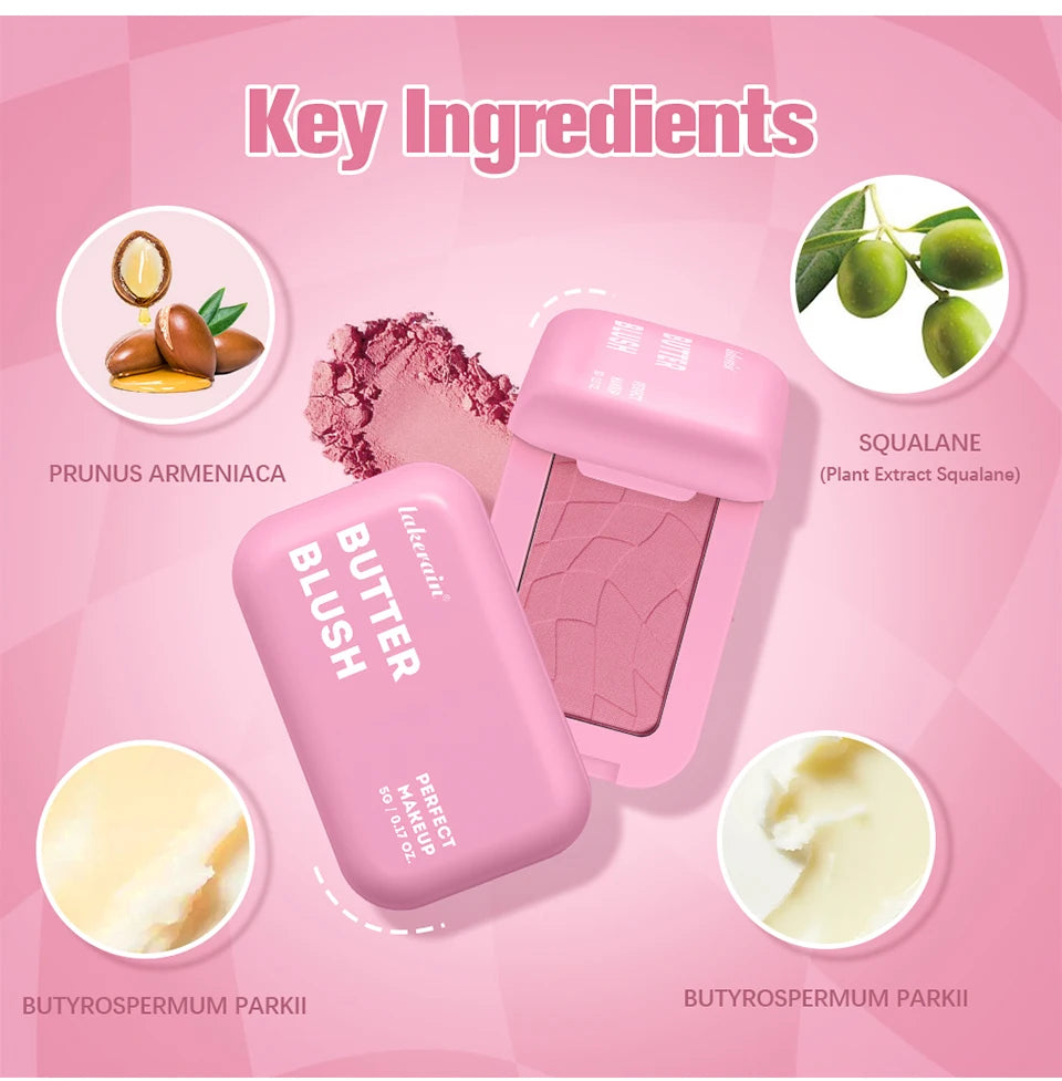 Silky Butter Cream Blush for Long-Lasting Natural Glow