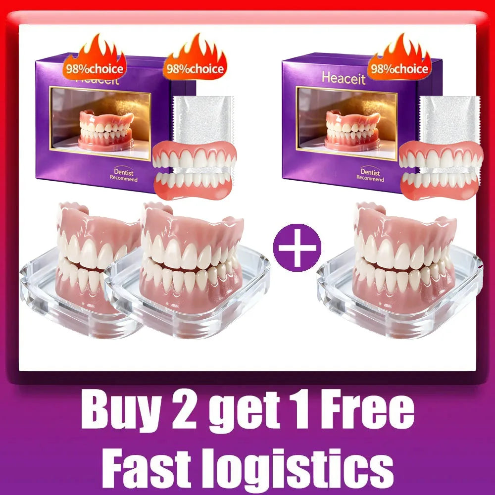 Adjustable Silicone Cosmetic Dentures for Instant Smile - 8
