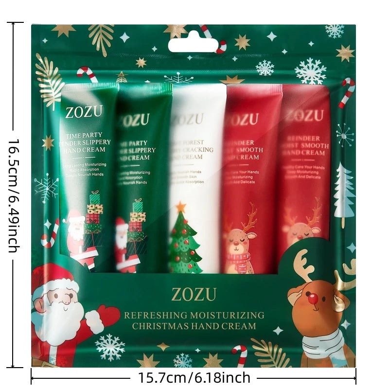 Festive Christmas Moisturizing Hand Cream Set - 6