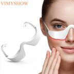 LED Red Light Therapy Eye Massager for Puffiness and Dark Circles