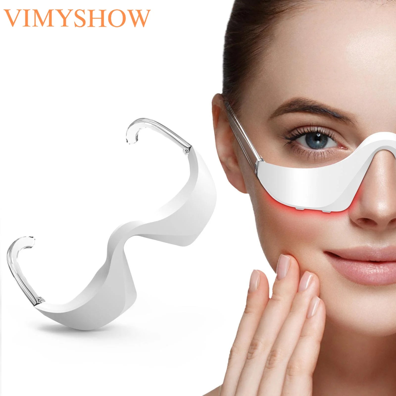 LED Red Light Therapy Eye Massager for Puffiness and Dark Circles - 1