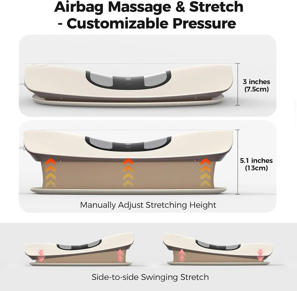 Electric Lumbar Back Stretcher with Airbag Traction