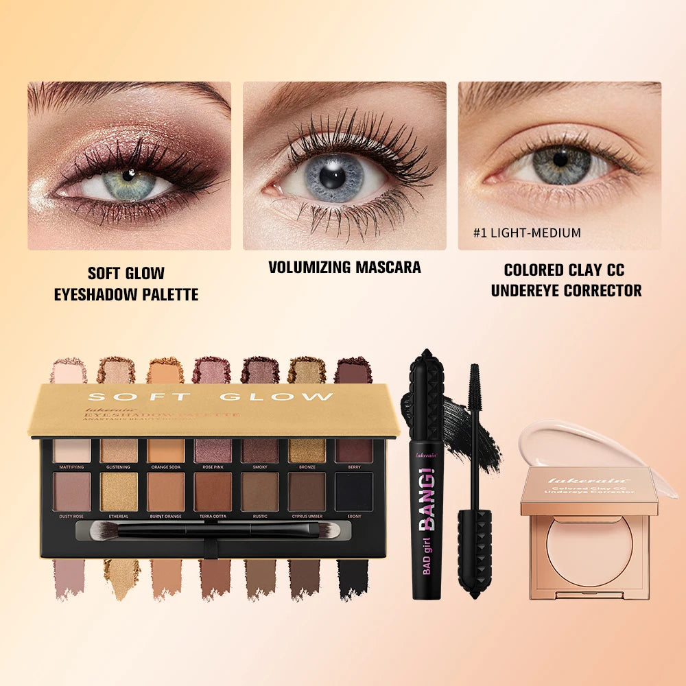 3-Piece Essential Eye Makeup Kit