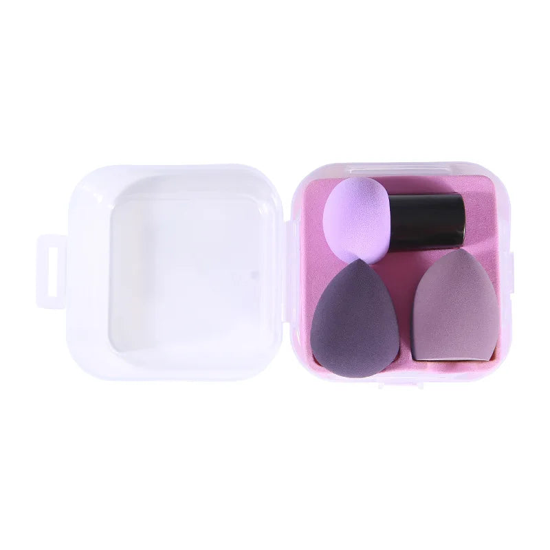 3-Piece Makeup Sponge Set with Storage Case - 23